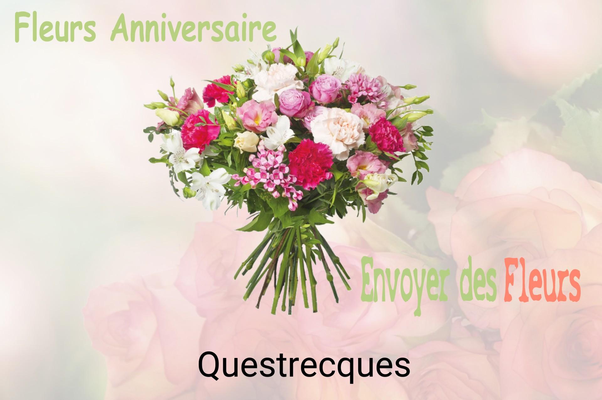 Bouquet de fleurs d’anniversaire livré à Questrecques
